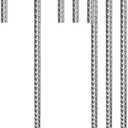Rebar-Stakes-12-Inch, Ground Stakes Heavy Duty J-Hook Galvanized Anti-Rust Heavy Duty Ground Anchors for Garden Dog Fence Chicken Coop Christmas Decorations Deer Fence 4pcs