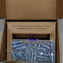 36PCS Brake Bleeder Screw,Brake Bleeder Valve Assortment Kit with Case,Standard SAE & Metric Speed Bleeders for Brakes Replace H9403-6 H9410-6 H9406-6 H9402-6 H9407-6 H9404-6 (No Cap)