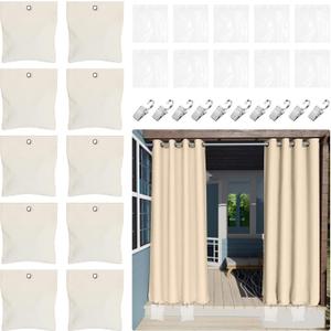 10 Pack Outdoor Curtain Weights Curtain Sandbag Weighted Bags Patio Curtain Weights Windproof Curtain Weights Bag Porch Curtain Weights for Pergola Cabana Gazebo Garden