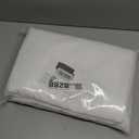 Obstal 2 Pack Table Clothes for 6 Foot Rectangle Tables - Water Resistant Washable Fabric Polyester Rectangle Table Cover Protector for Wedding, Banquet and Trade Shows, 72L x 30W x 30H Inches, White