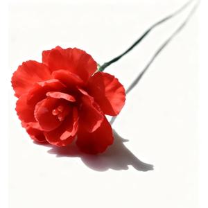 Crystal Birthday Flowers Gift Set, Handmade Glass Roses in Gift Box for Women, Mothers Day, Valentine's Day Gifts for Her, Home Desk Decor (June: Roses)