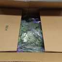 Artificial Fake Flowers Plants for Outdoor Decoration, 2PCS Faux Petunias Silk Flower UV Resistant No Fade for Home Outside Garden Balcony Yard Porch Realistic Indoor Decor (Purple White)