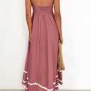 PRETTYGARDEN Women's 2026 Summer Flowy Maxi Dress Casual Sleeveless Spaghetti Strap Ruffle Beach Long Dresses