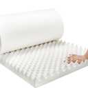 CRAURU 72 * 24 * 3 Inch Egg Crate Foam Padding Pressure-Relieving High-Density Upholstery Foam for Air Circulation Cuttable Cushion Pad for Sofa Chair Hospital