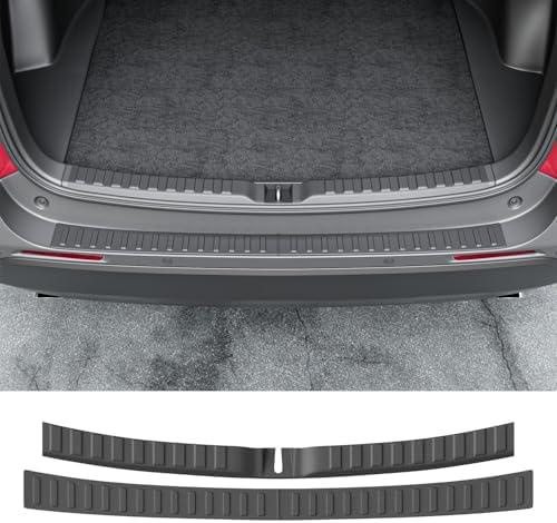 powoq 2PCS Rear Bumper Protector Compatible with 2019-2025 Toyota RAV4 Trunk Sill Cover Protector Replacement for 2019-2025 Toyota RAV4 Accessories