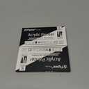 2 x EBOT Acrylic Paint Pen White Black, 6 Pack Black Paint Markers for Rock Wood Fabric Plastic Leather Glass Stone Metal Canvas,Water-Based Acrylic Paint Sets