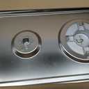 Empava 12 Inch Built-In Gas Cooktop with 2 Sealed SABAF Burners, Stainless Steel Surface, Dishwasher Safe Cast Iron Grates, NG/LPG Convertible