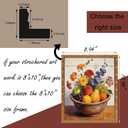 Gold Canvas Floating Frame for 12"x16"Canvas with 0.6"~0.9" Deep