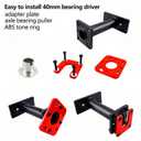 Rear Axle Bearing Puller and Installer for Toyota | Compatible with 1995-2020 4Runner, Tacoma, Tundra, Hilux | Complete Axle Bearing Removal Tool with ABS Tone Ring Adapter Plate