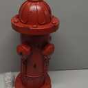 16.5" H Metal Fire Hydrant for Dogs to Pee On, Vintage Dog Fire Hydrant Pee Post for Outdoor Decor