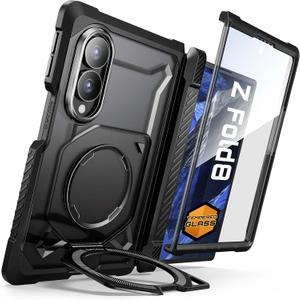 SUPCASE for Galaxy Z Fold 8 Case with Tempered Glass Screen Protector