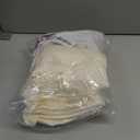 2 x 10x10ft Wrinkle Free Ivory Backdrop Curtain for Parties Soft Fabric Drapes Wedding Ivory Curtain Backdrop for Birthday Party Decorations Background for Photography 5x10ft,2 Panels
