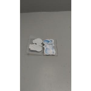 40pcs Blue hot air balloon Cupcake Toppers Baby Shower Gender Disclosure Party Kids Birthday Party Cake Decorations Supplies