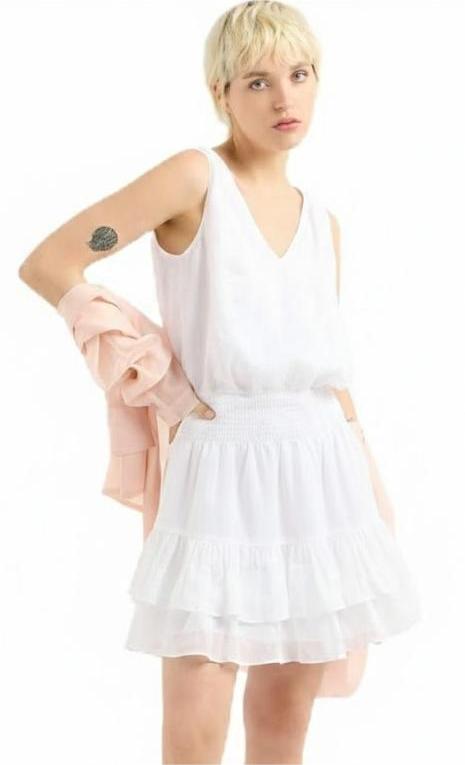 Armani Exchange Women's Ruffle Mini Dress Size 8