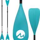 MoiShow SUP Paddle Board Paddle - Adjustable Paddleboard Paddle Oar 4-Piece Floating Aluminum SUP Kayak Paddle