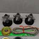 Lawn Mower Deck Rebuild Kit for Cub Cad et MT D White Troy Bi lt GT1554 GT-954 Big Red GT54 54 inch Deck Include (3) Spindle 618-04608A (2) Idler 756-04129 (3) Blade 742-0677 (1) Be lt 754-0642