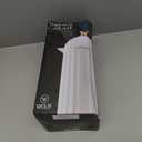 WOLFF 1 Liter White Bird Thermal Coffee Carafe, Plastic Exterior with Glass Lining Insulated Beverage Dispenser for Hot and Cold Drinks, Thermos Bottle for Tea, Water Pitcher - White, 34floz/1L