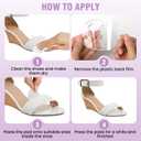 JUMPOW Ball of Foot Cushions for Women, (3 Pairs) Gel Metatarsal Pads Women, Non-Slip High Heel Comfort Pads, Heel Inserts for Women All Day Pain Relief and Comfort, One Size Fits All (Clear)