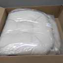 RACE LEAF Chair Cushions 19" x 19" Patio Chair Seat Pads, Set of 2 Thick Fill Tufted Square Patio Cushions, Water-Resistant with Ties for Non-Slip Support, Beige