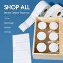 4" X 6" Direct Thermal Labels (5000 Count, 20 Rolls) - Printable