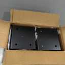 6x6 Post Base Brackets4PCS Heavy-Duty Post Bracket Surface Mount for Concrete, Thickened Pergola Brackets, 10,000 lbs Capacity, Black, Hidden Fasteners