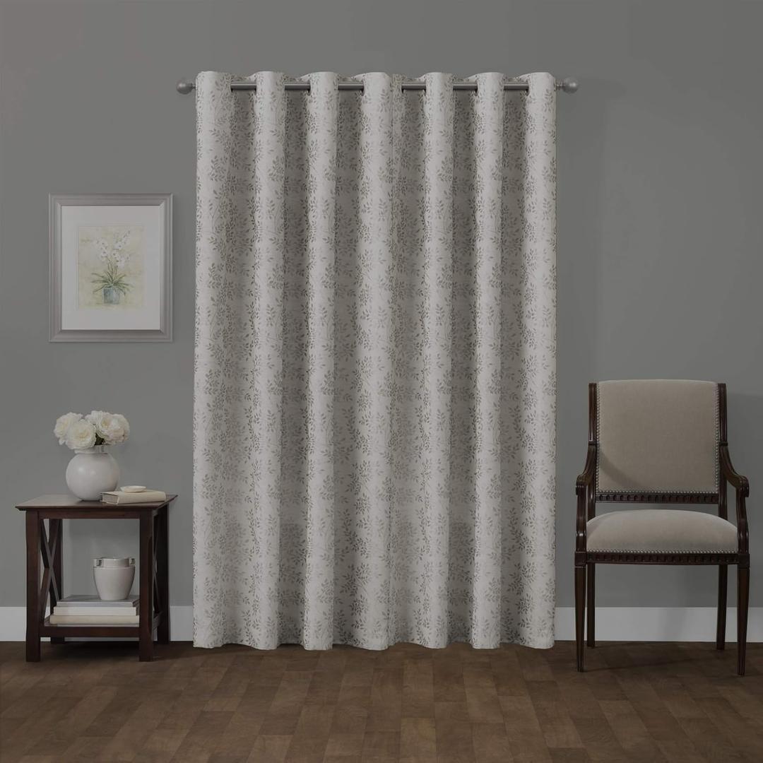 Smart Curtains Easy Hang Curtain Hidden Back Hooks Panel 40inX84in