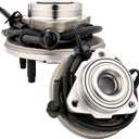 JLEO 515050 (Pair) Front Wheel Hub Bearing Assembly Fits with 02-05 Ford Explorer, for 03-05 Lincoln Aviator, for 02-05 Mercury Mountaineer 5 Lugs W/ABS