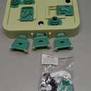 KADTC Dog Chess Puzzle Toy, Large Size, U.S. Brand & Design, 3 Levels of Step-by-Step Challenge for Smart Dogs Interactive Boredom Buster Mental Stimulation Enrichment Toys Puppy Treat Brain Puzzles (Green)