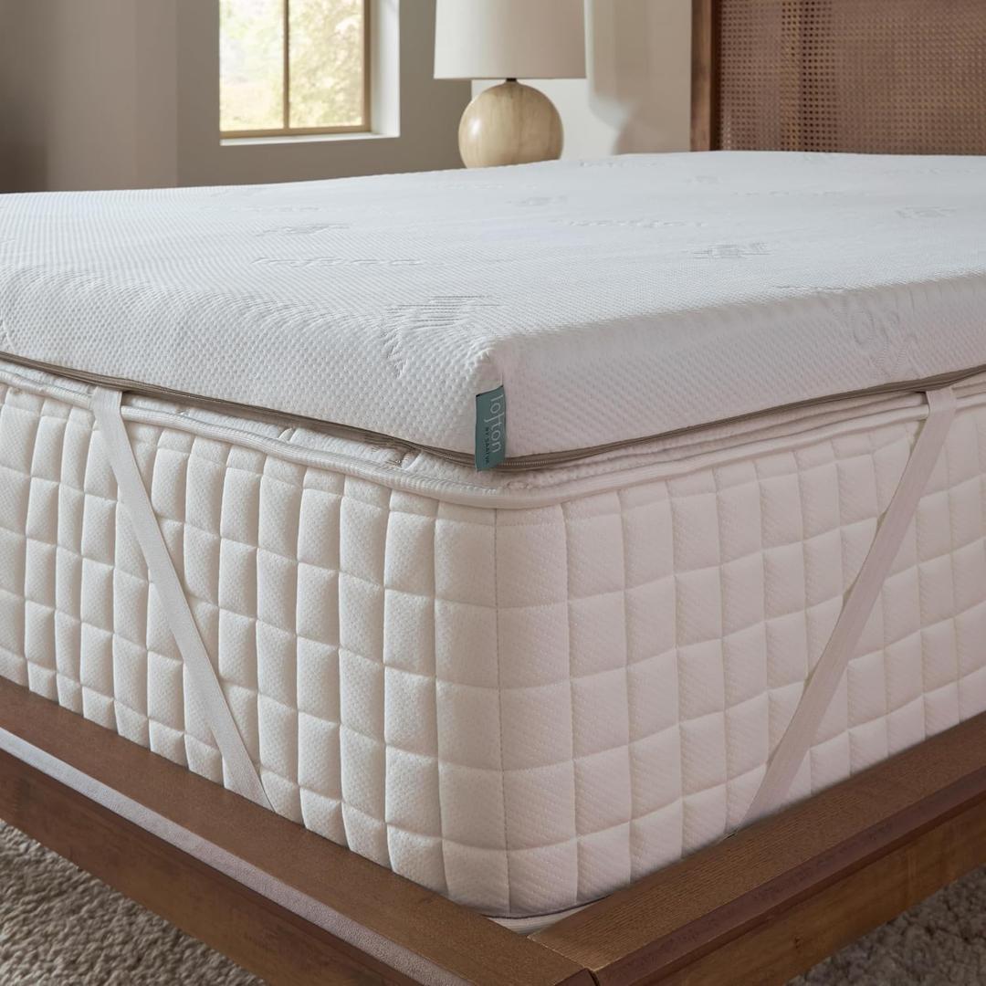 Lofton by Saatva™ 3" Copper Infused Memory Foam Mattress Topper, Full