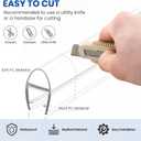 39in U-Type Shower Seal Strip, Water Block for 3/8"Frameless Glass Door