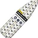 Ironing Board Cover and Pad 15"x54" Extra Thick Natural Cotton, Scorch and Stain Resistant Padding, Standard Size Iron Board Cover with Fasteners Heavy Duty Elastic Edge, Heatproof Foliage