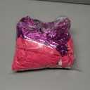 JASGOOD Cheerleader Costume for Girls Halloween Costume Cheerleading Uniform Outfit Set for Dress Up Party Birthday (Size 130, Pink)