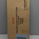 YIYO Adjustable Pedestal Poster Sign Stand,11 x 17 Advertising Business Menu Sign Holder for Floor Standing with Aluminum Snap-Open Reusable Frame, Black (11 x 17)