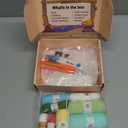 Crochet Kit for Beginners, Beginner Crochet Kit for Adults with Step-by-Step Video Tutorials, DIY Crochet Animal Kits Knitting Supplies, 4 Pack Dinosaurs (40%+ Yarn)