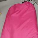 Y- STOP Kids Pod Swing Seat, Hanging Hammock Chair Swing with Inflatable Pillow, Sensory Swing Chair with Pocket for Outdoor and Indoor (Pink and Blue)