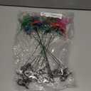 12 Pack Dragonfly Clip,Fake Dragonflies, Humming Bird Stakes Fake, Plastics Dragonfly for Garden Stakes Decor Yard Ornaments for Hat,Deer and Horse,Fly Scare Devices for Indoor Outdoor