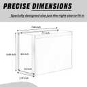 DEDC 2pcs ETB Protector Case Plastic Protectors Display Case Stackable UV Protection Thick Protector PET Plastic Case Compatible with Elite Trainer Box Hobby Display Case