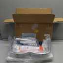 Shower Chair Bath Stool Seat 350 Lbs, Height Adjustable Bath Bench with Padded Seat for Seniors, Shower Stool Chair for Inside Shower, Shower Seat Stool with Heavy Duty Crossbar Support (Blue)