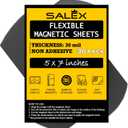 Magnetic Sheets 5" x 7" Non Adhesive 30 mil 30 Pack for Dies Storage - Flexible Blank Magnet Sheet 5x7 Inches Set for Crafts, DIY, Sign Making, to Make Dots, Square Magnets, Circles, Strips, Tape