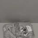 YoungsTex Light Grey Blackout Curtains 45 Inches Long for Kitchen Bedroom Window - Thermal Insulated Short Drapes with Grommet Darkening Privacy for Bathroom, 2 Panels, 42 x 45 Inch