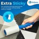 PetLovers Extra Sticky Lint Roller Mega Value Set 720 Sheets for Pet Hair Removal and Clothes, Dog and Cat Lint Remover, 8 Pack
