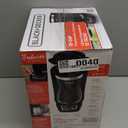 BLACK+DECKER 12-Cup Digital Coffee Maker, Programmable, Washable Basket Filter, Sneak-A-Cup, Auto Brew, Water Window, Keep Hot Plate, Black