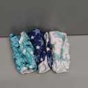 Babygoal Baby & Toddler Boy and Girl Swim Diapers, Reusable Adjustable Washable One Size Fits Gifts and Swimming Lessons 3 Pack 3ZSD07 (Large, Shark & Tortoise)