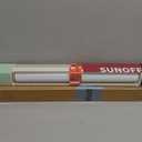 SUNOFF Cordless Blackout Roller Shades Blinds for Windows,20"W x 72"H,Linen