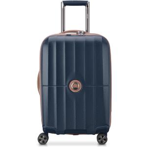 DELSEY PARIS Carrousel Hardside Expandable Luggage with Spinner Wheels, Navy, Carry-on 21 Inch