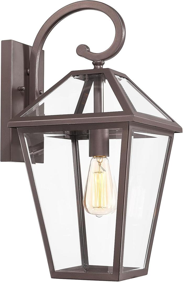 Large Outdoor Light Fixtures Wall Mount 21'' Waterproof Exterior Wall Lanterns Outdoor Lighting Oil-Rubbed Bronze Outside Sconces Front Porch Lights for House Garage Doorway Patio
