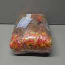 Alupssuc 40 Bundles Artificial Fall Flowers for Outdoors Autumn Decorations, Fake Big Pansies Silk Plants UV Resistant Realistic Faux Flowers Plants for Planter Porch Patio Window Decor, Autumn Orange