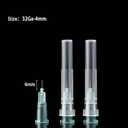 Disposable Luer Lock Needle 32Ga 4mm 100Pack(32Ga-4mm)