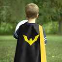Superhero Capes for Kids Cloak with Mask Halloween Costumes and Party Dress up 2PCS