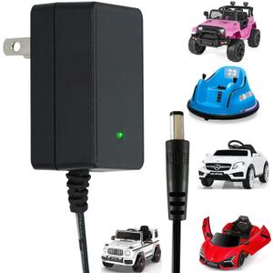 12V Charger for Kids Ride On Toys Car 12 Volt Battery Charger for Best Choice Products Wrangler SUV Jeep Kidzone Bumper Car Kid Trax Dynacraft ATV Quad Electric Vehicles Universa Power Adapter